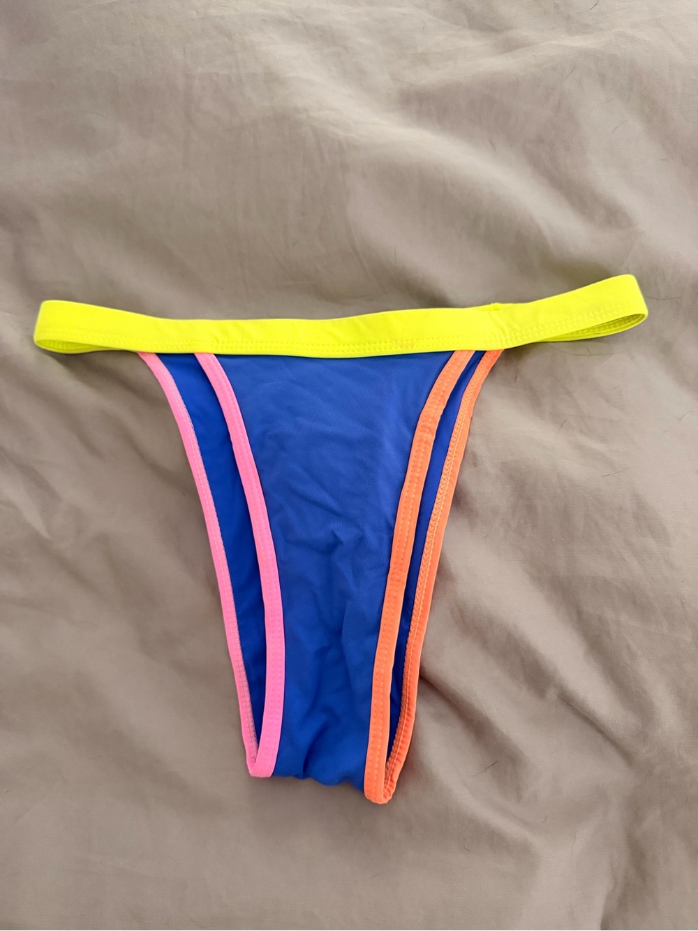 One one thong high cut bikini